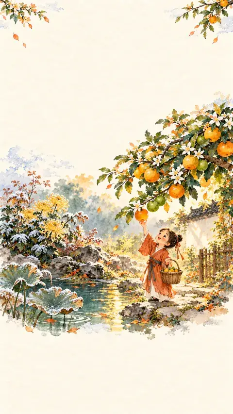 Poetic illustration for For Liu Jingwen