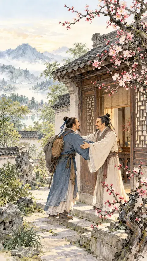 杂诗三首·其二诗意插画
